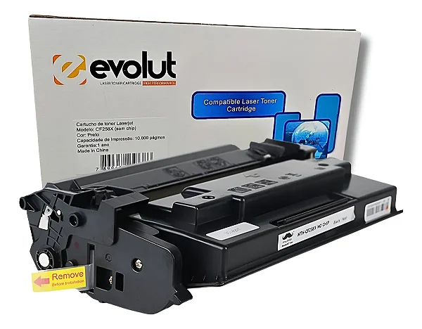 CART. DE TONER COMP. CF258X C/CHIP 10K EVOLUT UND