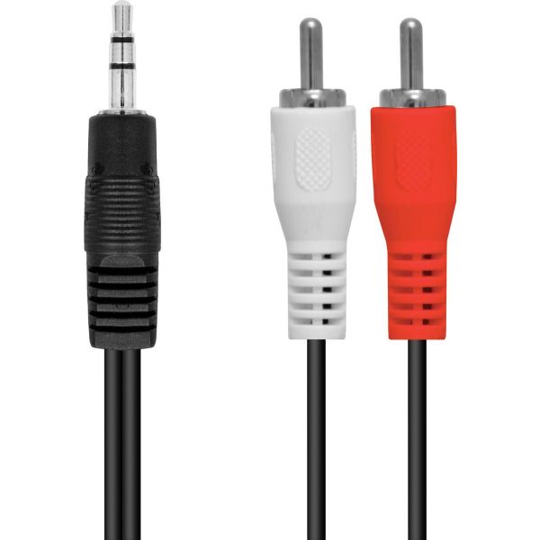 Cabo 2 Rca X P2 3.5Mm Stereo 1.5 M (Unid) - 2R35S-15
