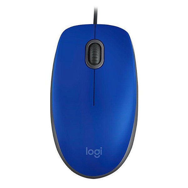 Mouse USB Logitech M110 Silent 1000 Dpi Azul - 910-006662