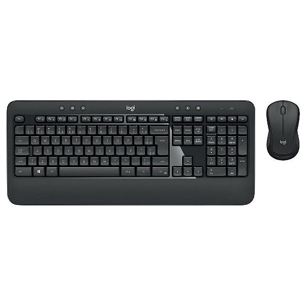 TECLADO E MOUSE SEM FIO LOGITECH MK540 ADVANCED,  MULTIMIDIA, TECNOLOGIA UNIFYING, ABNT2, CINZA