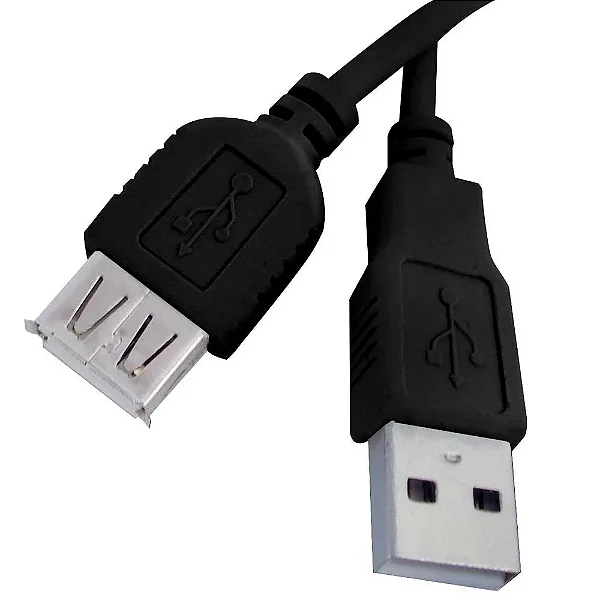 Cabo Extensor Usb 5 Metros Pc-usb5002 Preto - Pluscable