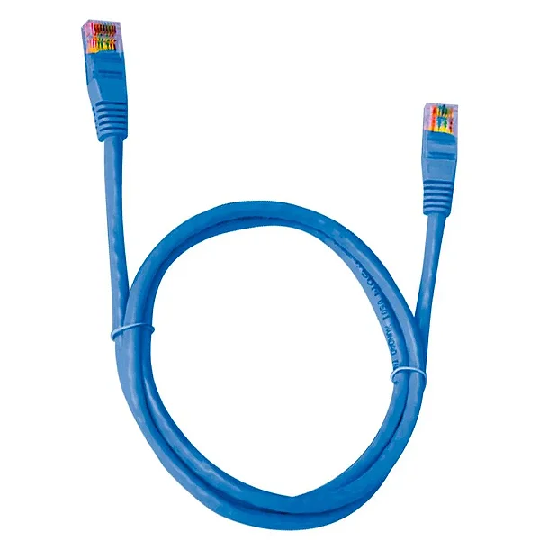 Cabo De Rede UTP PlusCable - CAT5E25BL Patch Cord, RJ45, Cat5e, 2.5 Metros, Azul