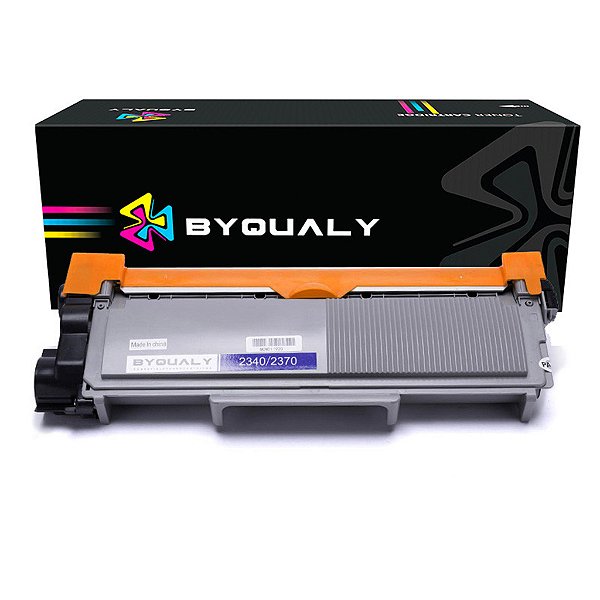 Toner Brother TN2340, 2370 Preto Byqualy Potencial Suprimentos - BQ-TN-2340/2370