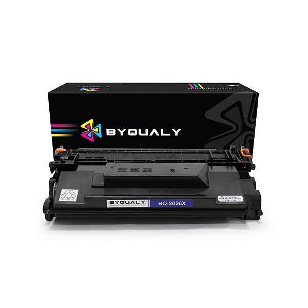 Toner HP 26 CF2026X Preto Byqualy Potencial Suprimentos - BQ-2026X