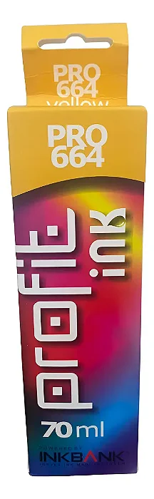 Tinta Compativel Profit Amarelo T664120AL T544 L3150 L3250 (70ML) PROFIT INK