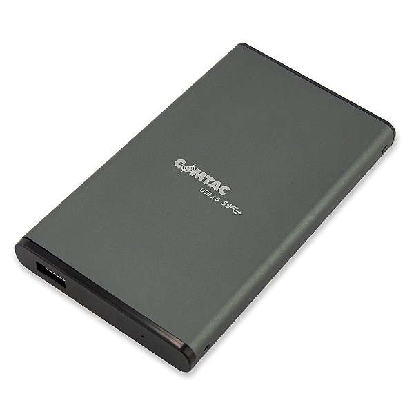 Gaveta Externa Case para HD Sata 2,5 3.0 Metálico Black Comtac 24119389