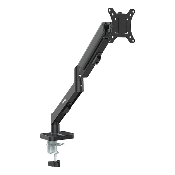 Suporte para Monitor Articulado 17" à 32" Polegadas com Ajuste de Altura e Pistão a Gás CLANM - CS21