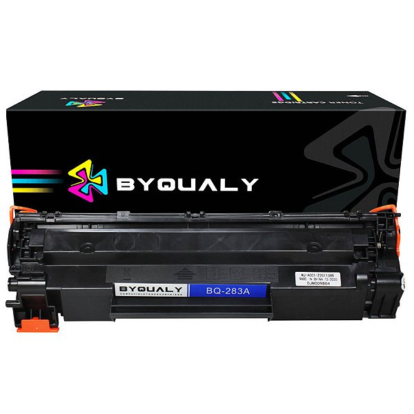 Toner HP 83 Preto Byqualy Potencial Suprimentos - BQ-283A