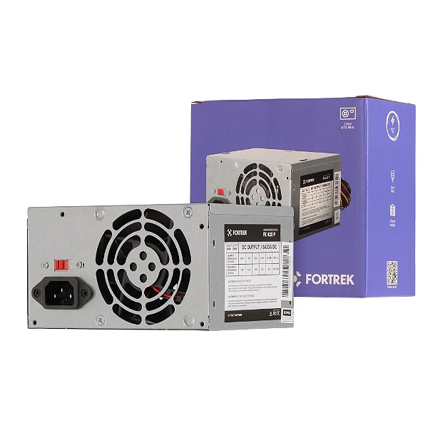 Fonte ATX Fortrek PWS-2003 200W 20+4P FK420P