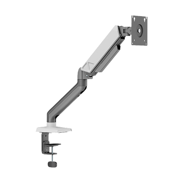Suporte De Monitor Articulado C/ Mola Mecanica 17 A 32" - Cinza E Branco - Sm-051Cb