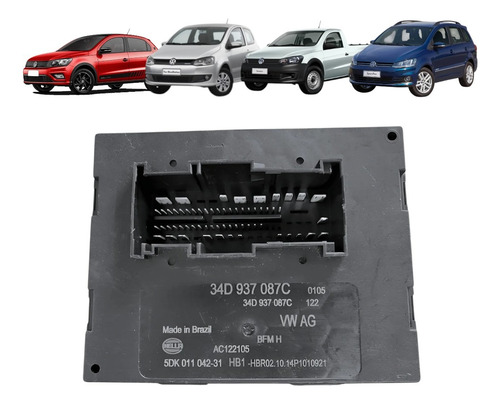 Modulo Conforto Bcm Vw Gol Fox Saveiro Spacefox 2010 2019