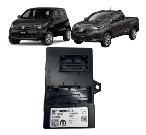 Módulo Conforto Vidro Trava Fiat Strada Mobi 2018 2022