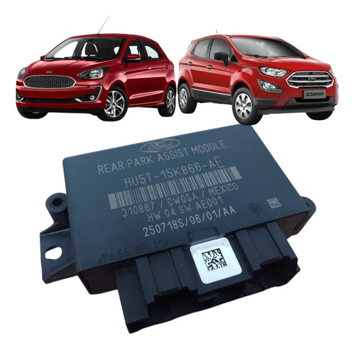 Módulo Sensor Estacionamento Park Ford Ecosport Ká 2014 2022 Preto