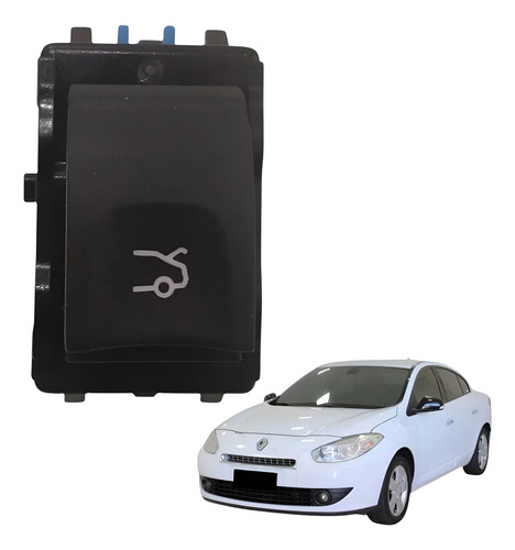 Botao Abertura Porta Malas Renault Fluence 2011 2013 2016