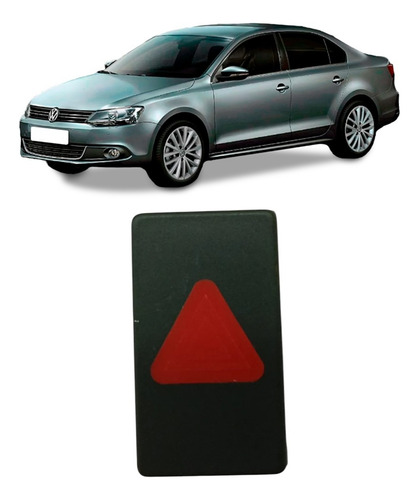 Botão Pisca Alerta Volkswagen Jetta 2012 2013 506953509a Preto