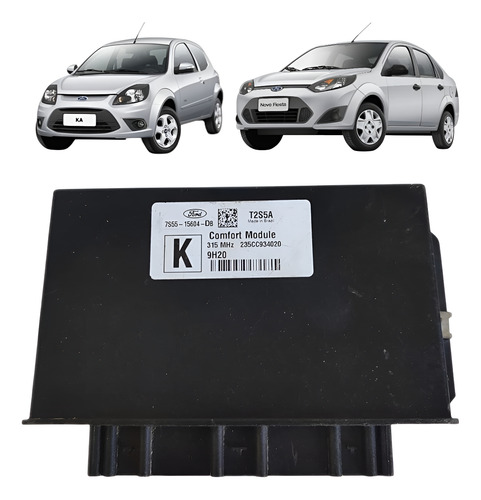 Modulo Central Conforto Alarme Trava Ford Fiesta Ká 2013