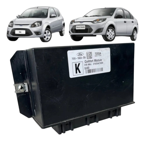 Modulo Central Conforto Alarme Trava Ford Fiesta Ká 2010