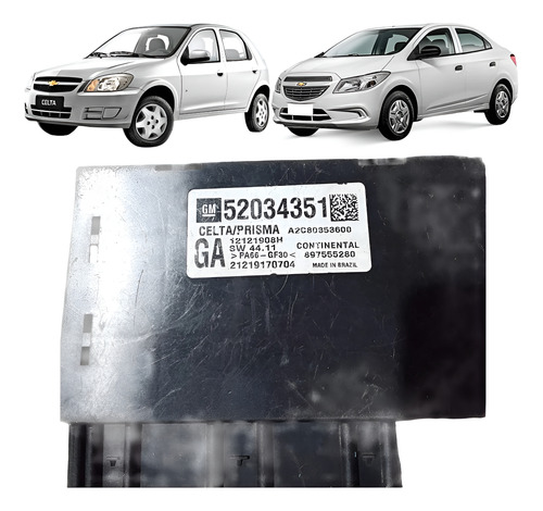 Módulo Conforto Chevrolet Celta Prisma 2006 2014