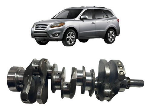Virabrequim 0,25 Hyundai Santa Fé 3.5 V6 Gasolina 2011 2012