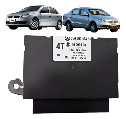 Modulo Central Conforto Volkswagen Vw Gol Voyage 2009 2011