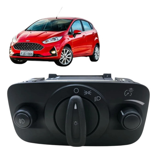 Botão Comando Farol Luz Painel Ford New Fiesta 2013 2017