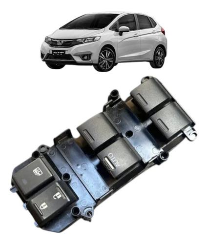 Comando Botão Vidro Dianteiro Esquerdo Honda Fit 2014 2020