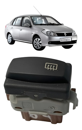 Botão Desembaçador Renault Symbol 2008 2009 2010 2013 446719
