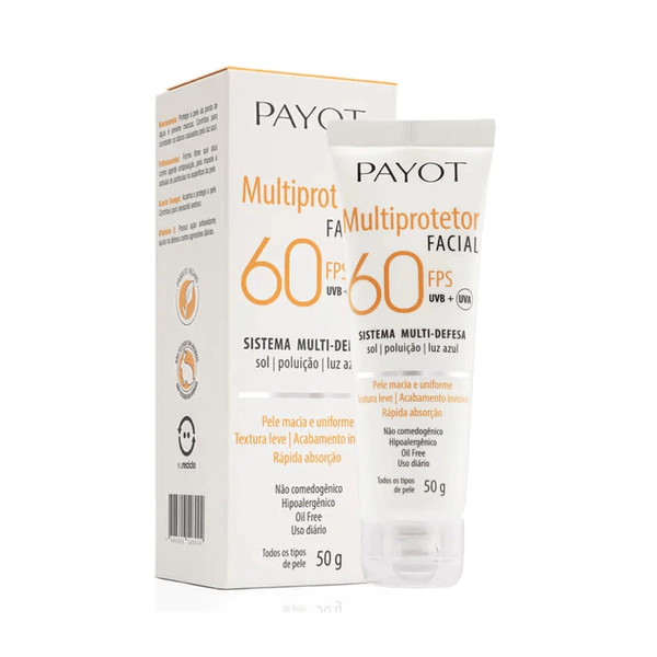 Protetor Solar Facial Payot Multi Proteção Fps 60 - 50g