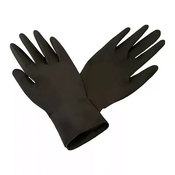 Luva De Látex Black Grande Marco Boni 20 Unidades
