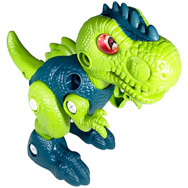 Brinquedo de Montar Dinossauros Monta e Desmonta Polibrinq