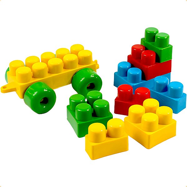 Blocos De Montar 13 Peças Timplast