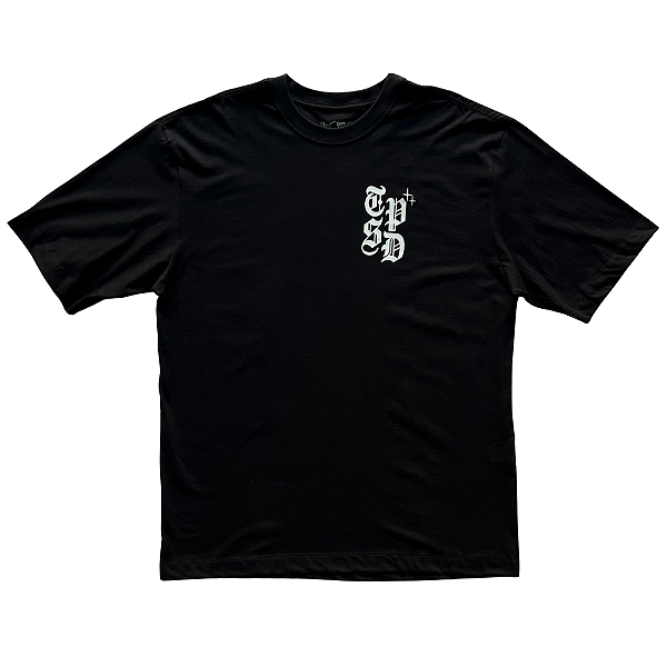 Camiseta Oversized TripSide Weedgirl Preta - Streetwear