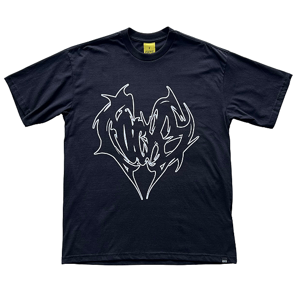 Camiseta Oversized Preta Cocks Hearth - Streetwear