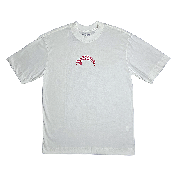 Camiseta Oversized TripSide Maria Off White - Streetwear