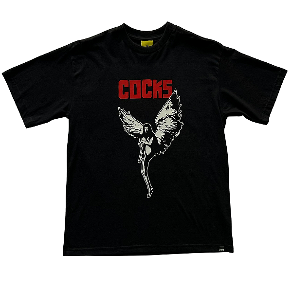Camiseta Oversized Cocks Nirvana Preta - Streetwear