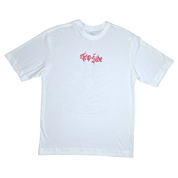 Camiseta Oversized TripSide São Jorge Off White - Streetwear