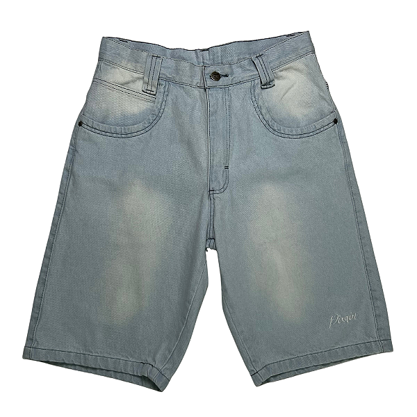 BERMUDA JEANS CLARA CORTE RETO DÉLAVÉ 1