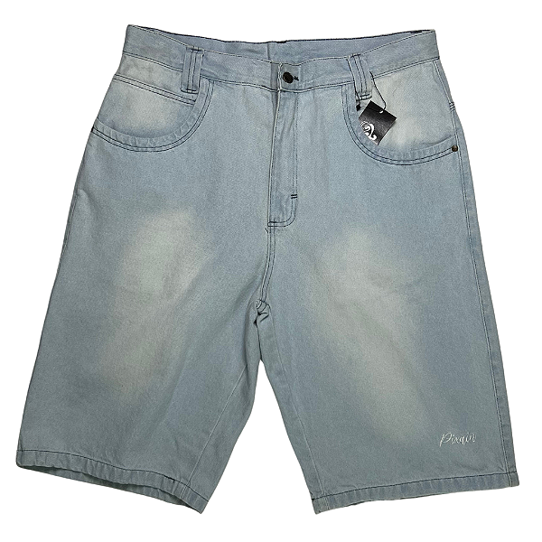 BERMUDA JEANS CLARA CORTE RETO DÉLAVÉ 3