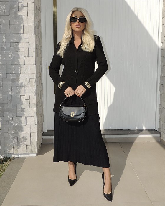 Maxi Blazer Tricot Modal