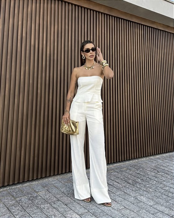 Conjunto Blusa e Pantalona