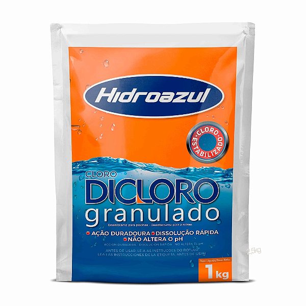 Dicloro Granulado Hidroazul 1kg