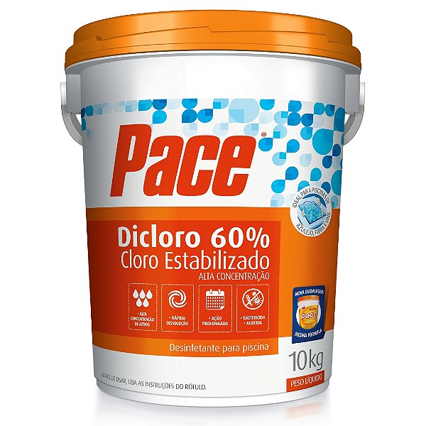Cloro Pace Dicloro 60% 10kg
