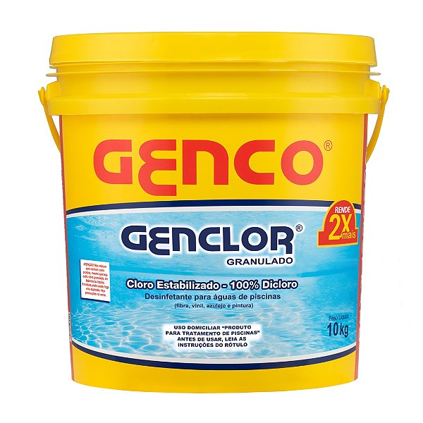 Cloro Granulado Genco Estabilizado Genclor - 10kg