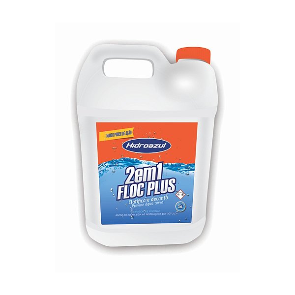 Floc Plus 2 em 1 Hidroazul 5L