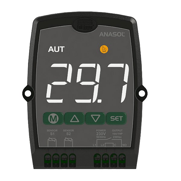 Controlador de Temperatura New Anasol Full Gauge