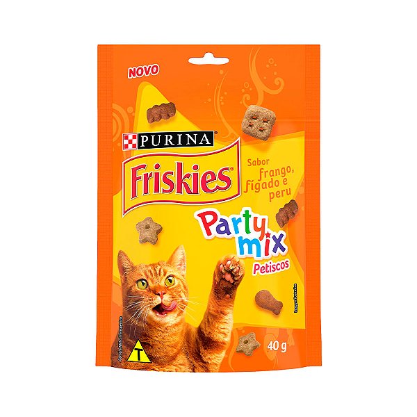 Petisco Friskies Sabor Frango para Gatos 40g