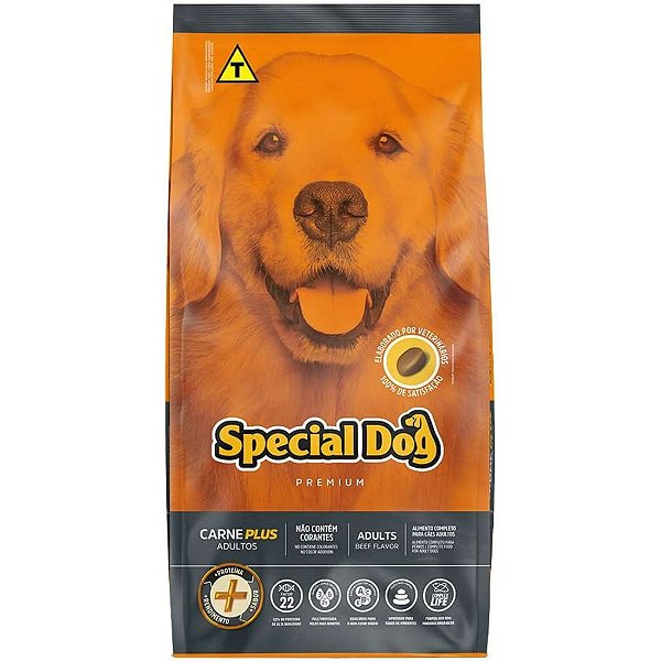 Ração Special Dog Premium Carne Plus para Cães Adultos 10,1kg