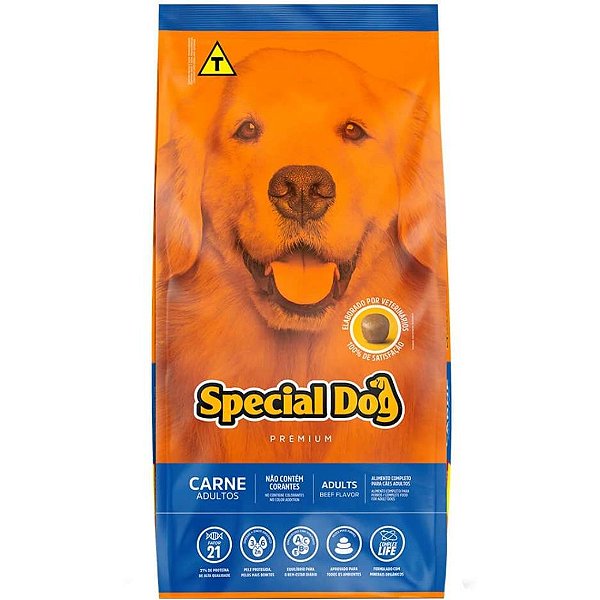 Ração Special Dog Premium Carne para Cães Adultos 20kg