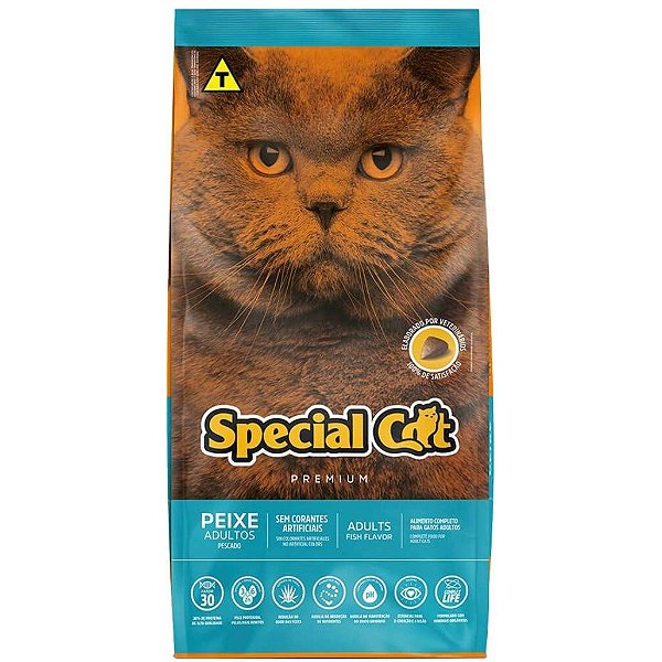 Ração Special Cat Premium Peixe para Gatos Adultos 20kg