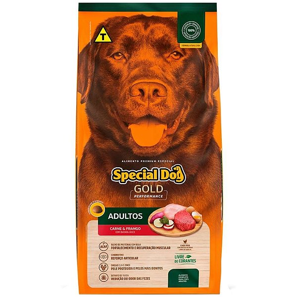 Ração Special Dog Gold Premium Especial Frango e Carne para Cães Adultos 15kg